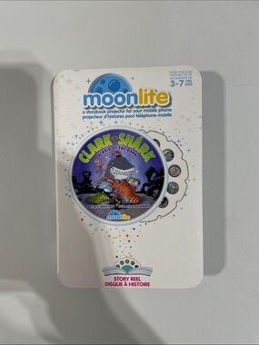Moonlite 'Clark the Shark' Story Reel - White/Blue